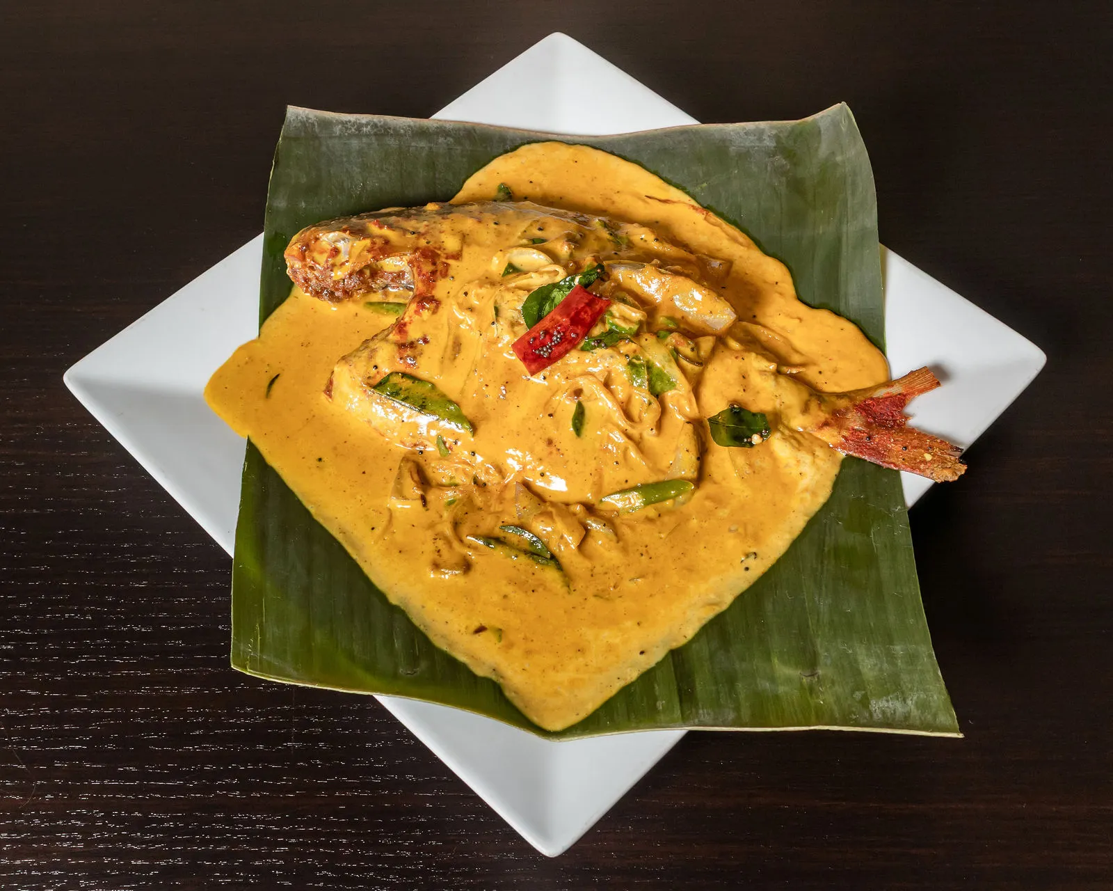 Authentic Malabar fish curry at Royal Malabar Fine Dine in Indian Cuisine downtown London